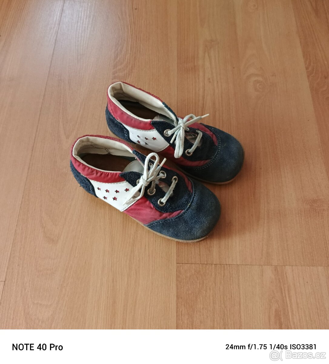 Dětské kožené boty vel. 17,5