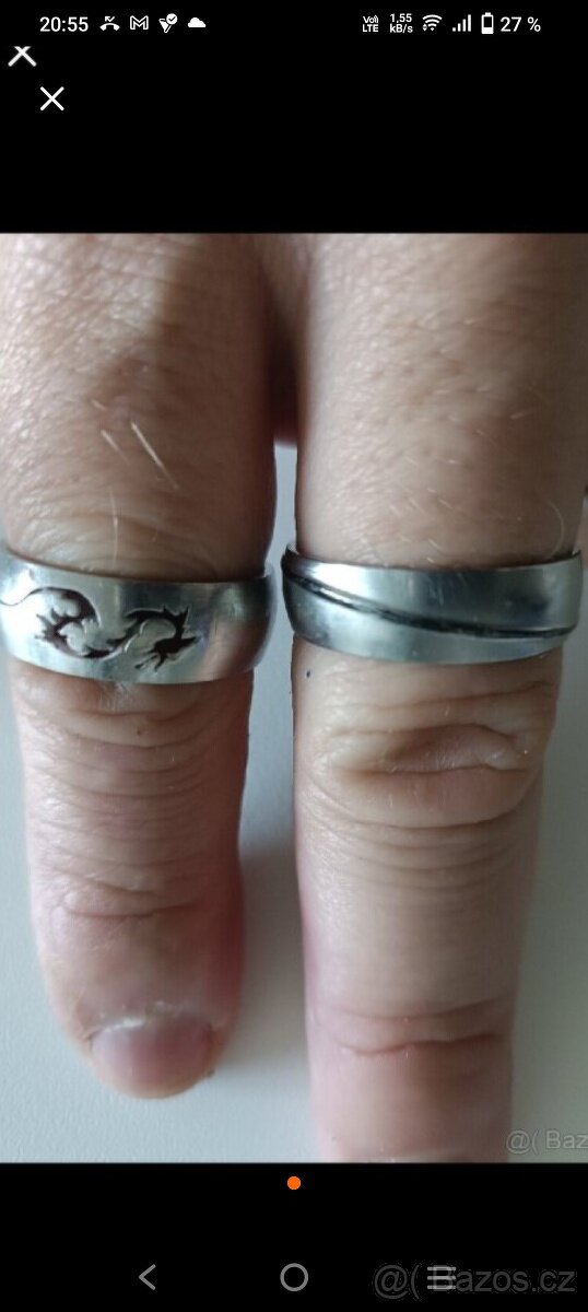 Pánský prsten z chirurgické oceli