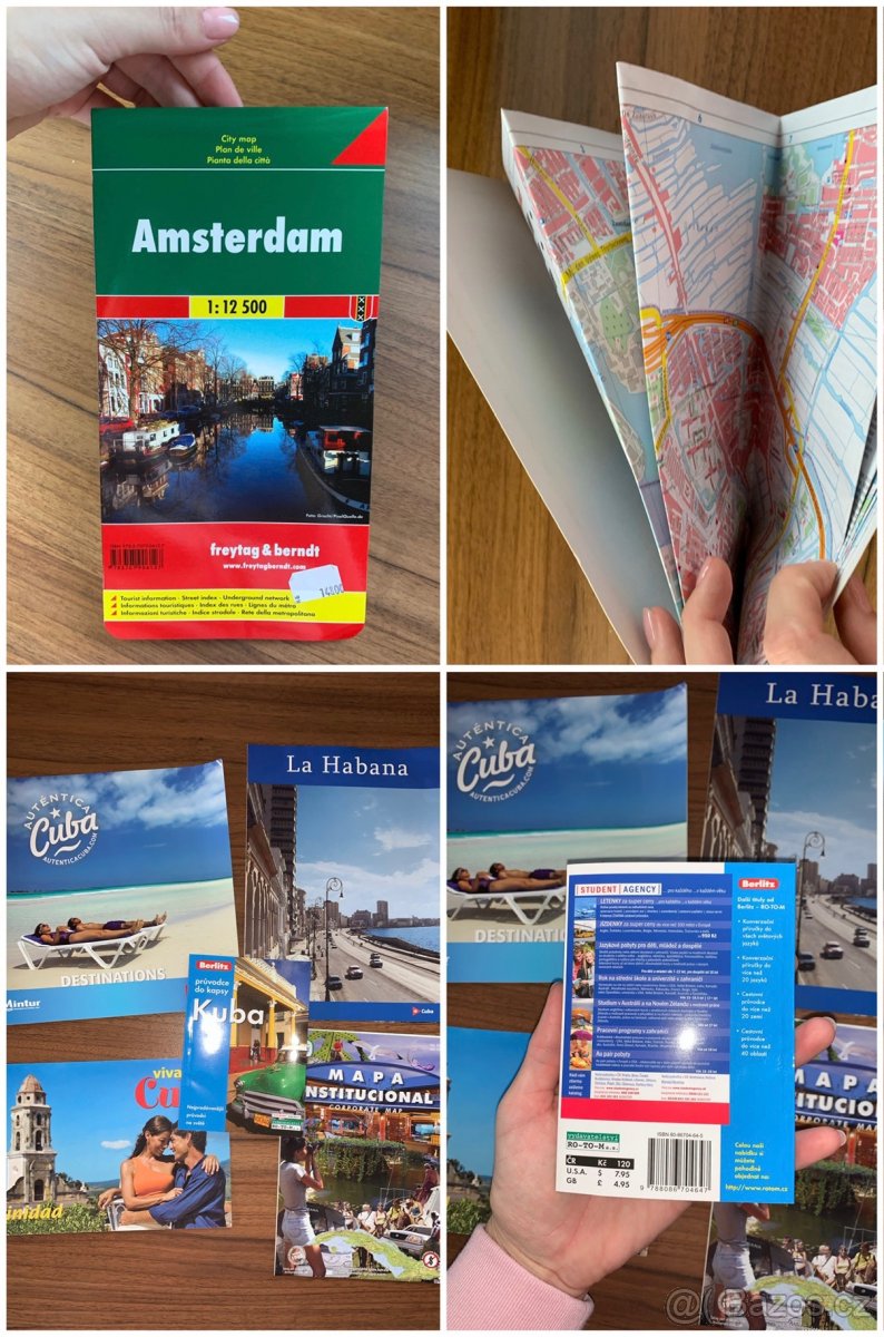 Průvodce Kuba a mapa Amsterdamu