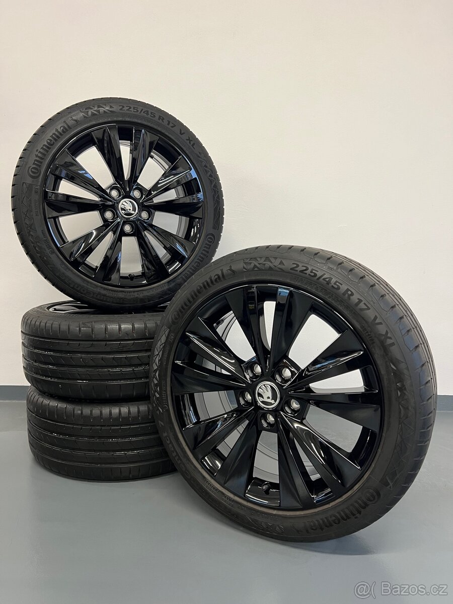 ☀️ Letní Alu kola Twister, Škoda Superb 2, 5x112 r17