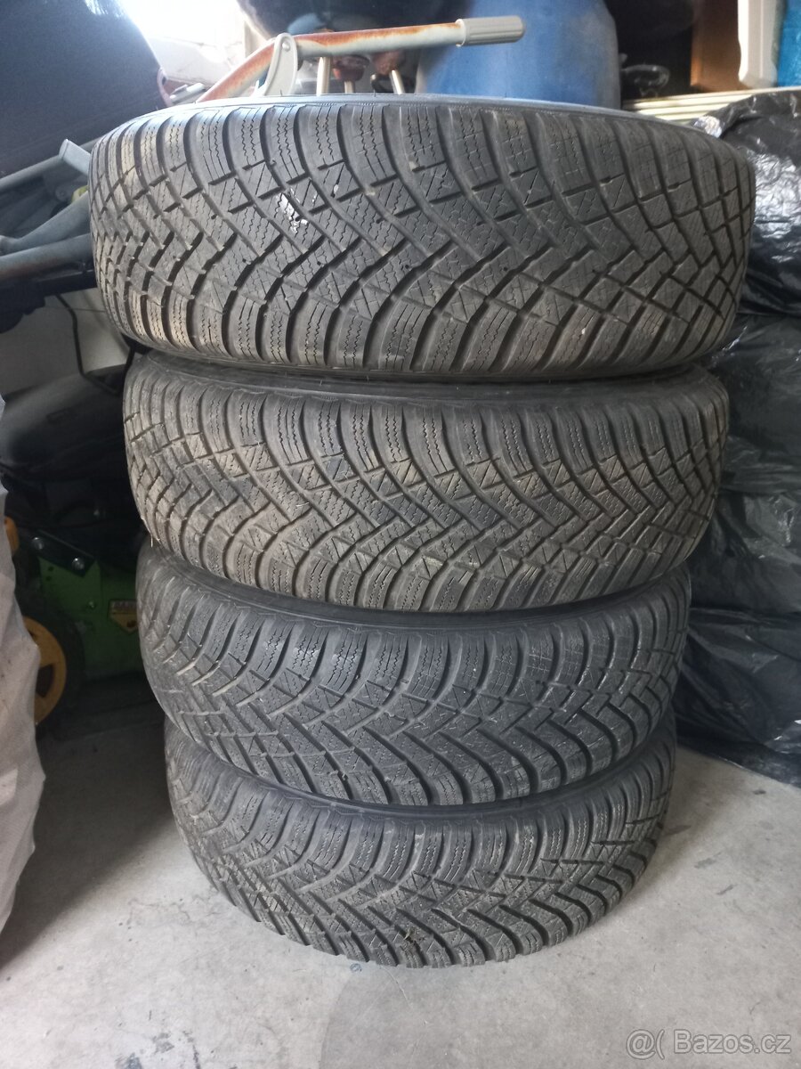 Prodám disky 15" se zimními pneu