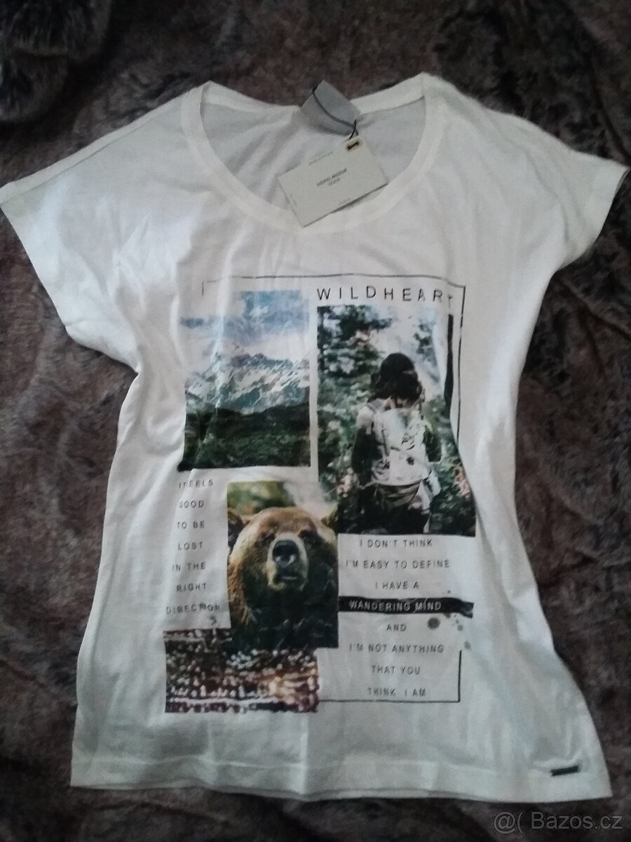 nové tričko s krátkým rukávem Vero Moda, XS/S