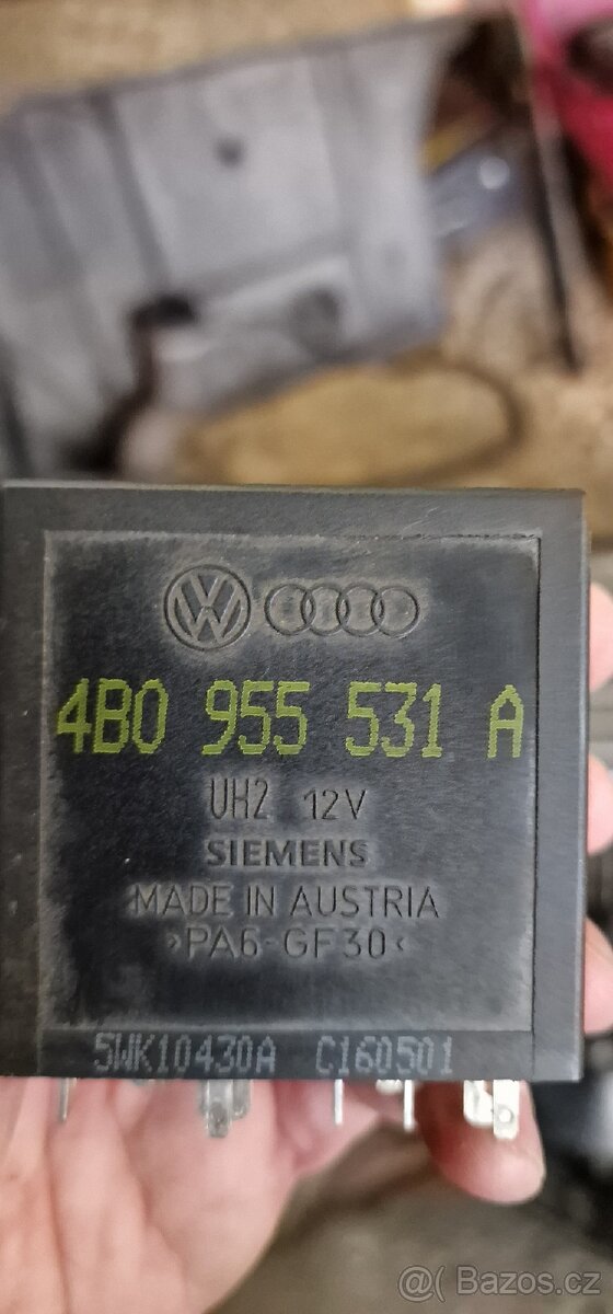 relé cyklovače vw,škoda,seat,audi 4B0955531A