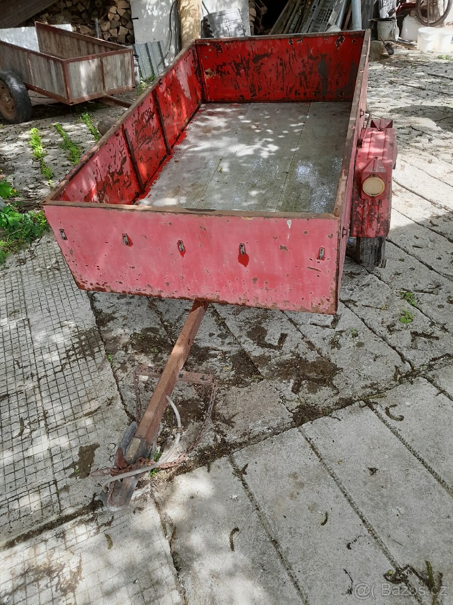 Prodám vozík za malotraktor nebo čtyřkolky atd.