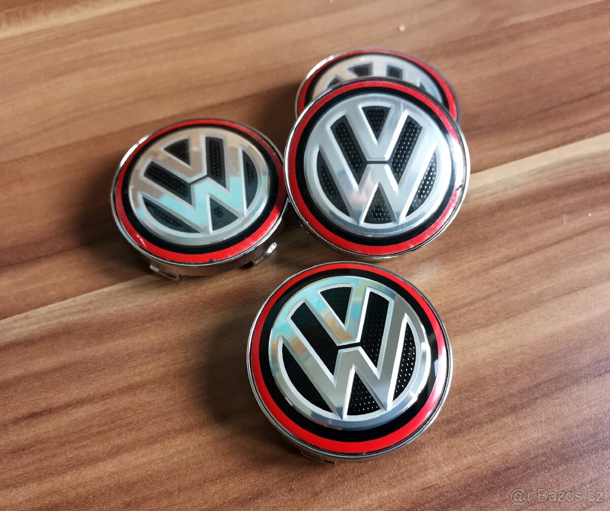 Středové krytky VW 60mm nebo 56mm do kol škoda poklicky