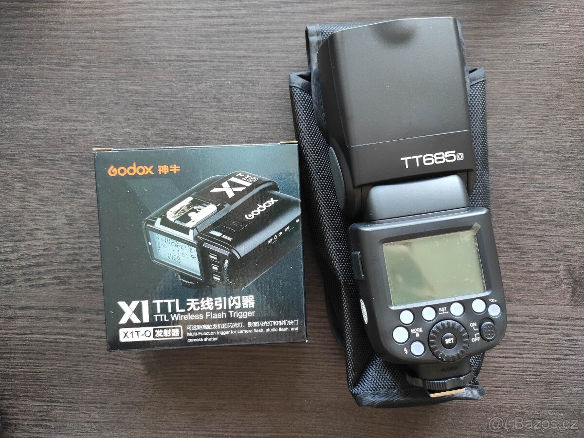 Blesk Godox TT685O + vysílač X1T-O pro Olympus/Panasonic
