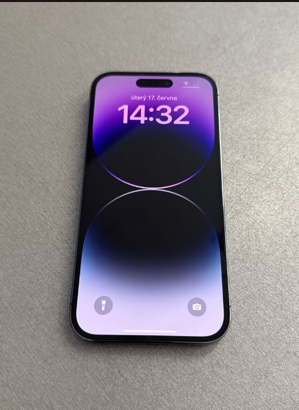 iPhone 14 Pro 128GB Deep purple, bez škrábanců,rok záruka
