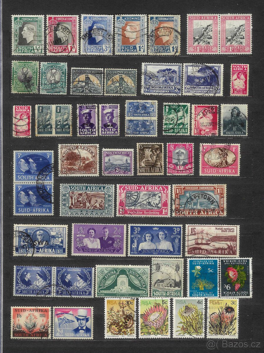 Poštovní známky - Jižní Afrika