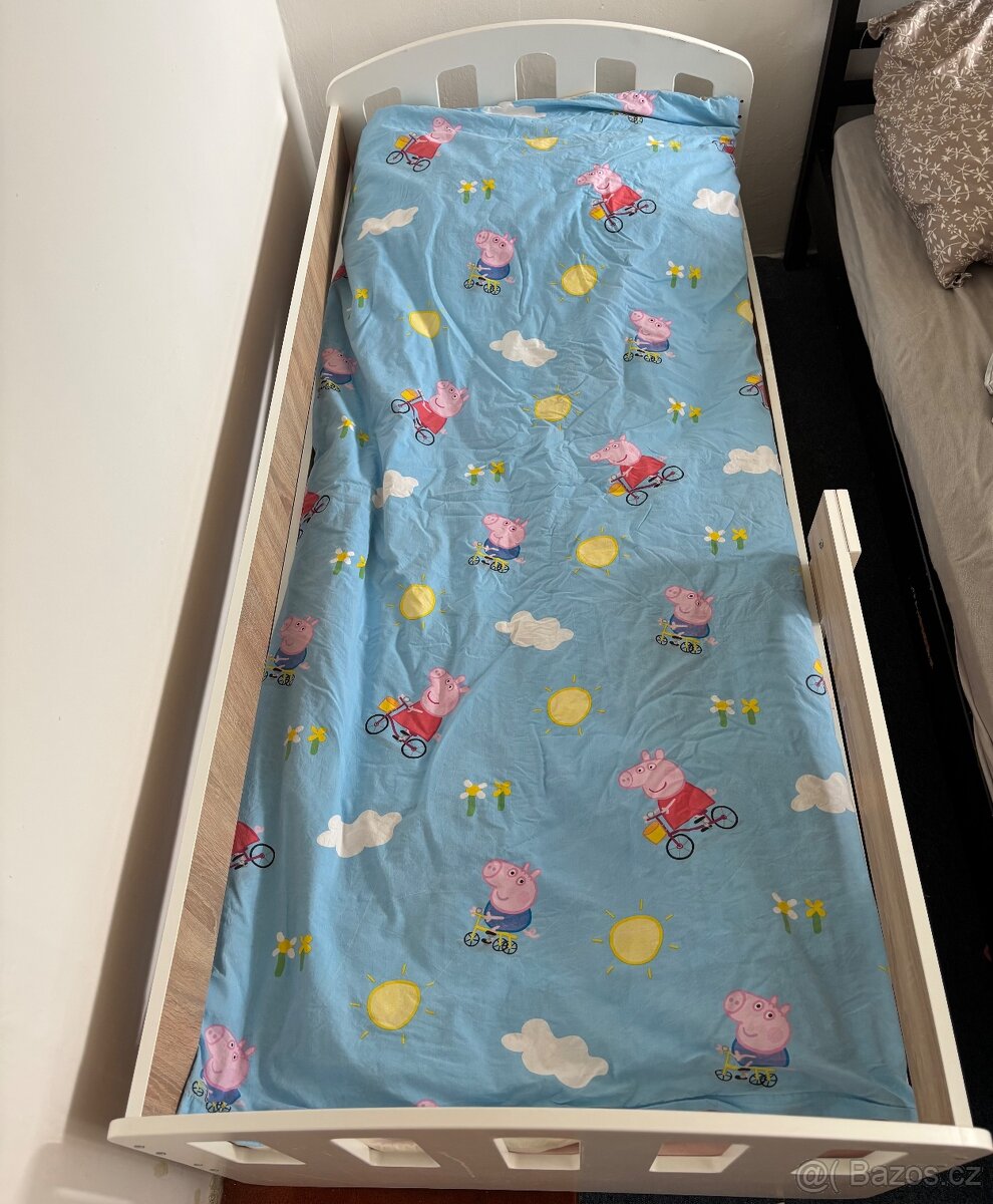 Prodám dětskou postel 180x80 s matrace a suplík