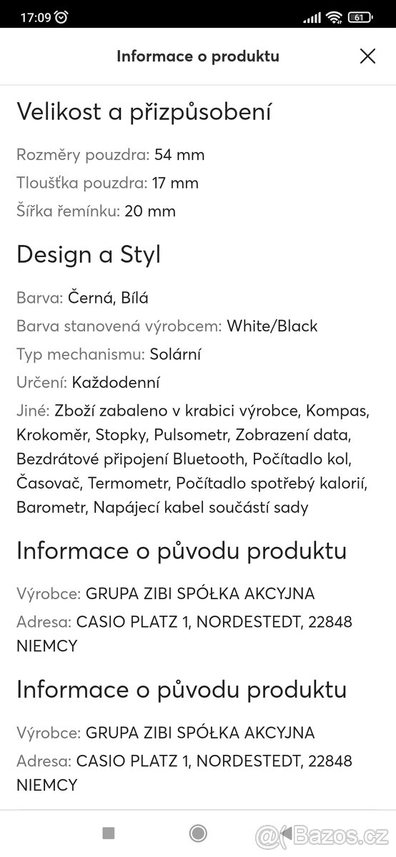 Pánské hodinky G-Shock