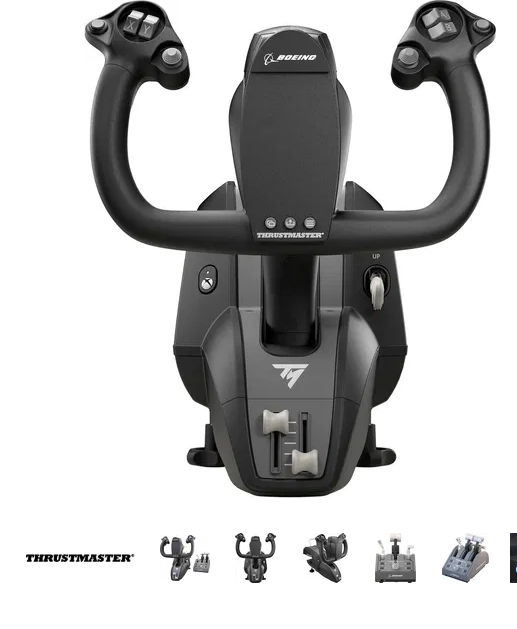 Letecký simulátor řízení ovladač Thrustmaster TCA Boeing