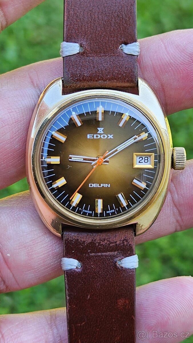 Pekné mechanické hodinky EDOX Delfin 200612