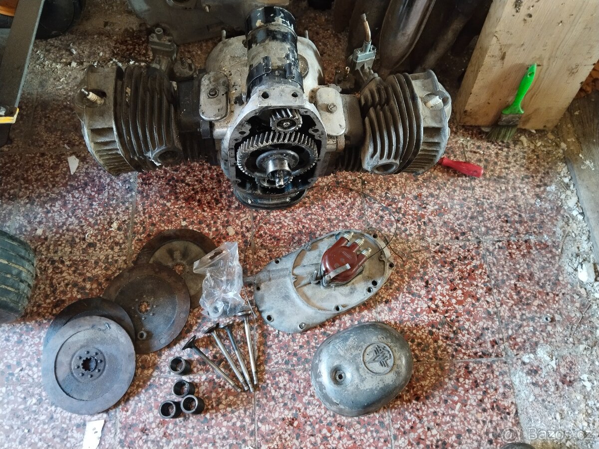 Motor Dněpr k750, výměna za MT 09