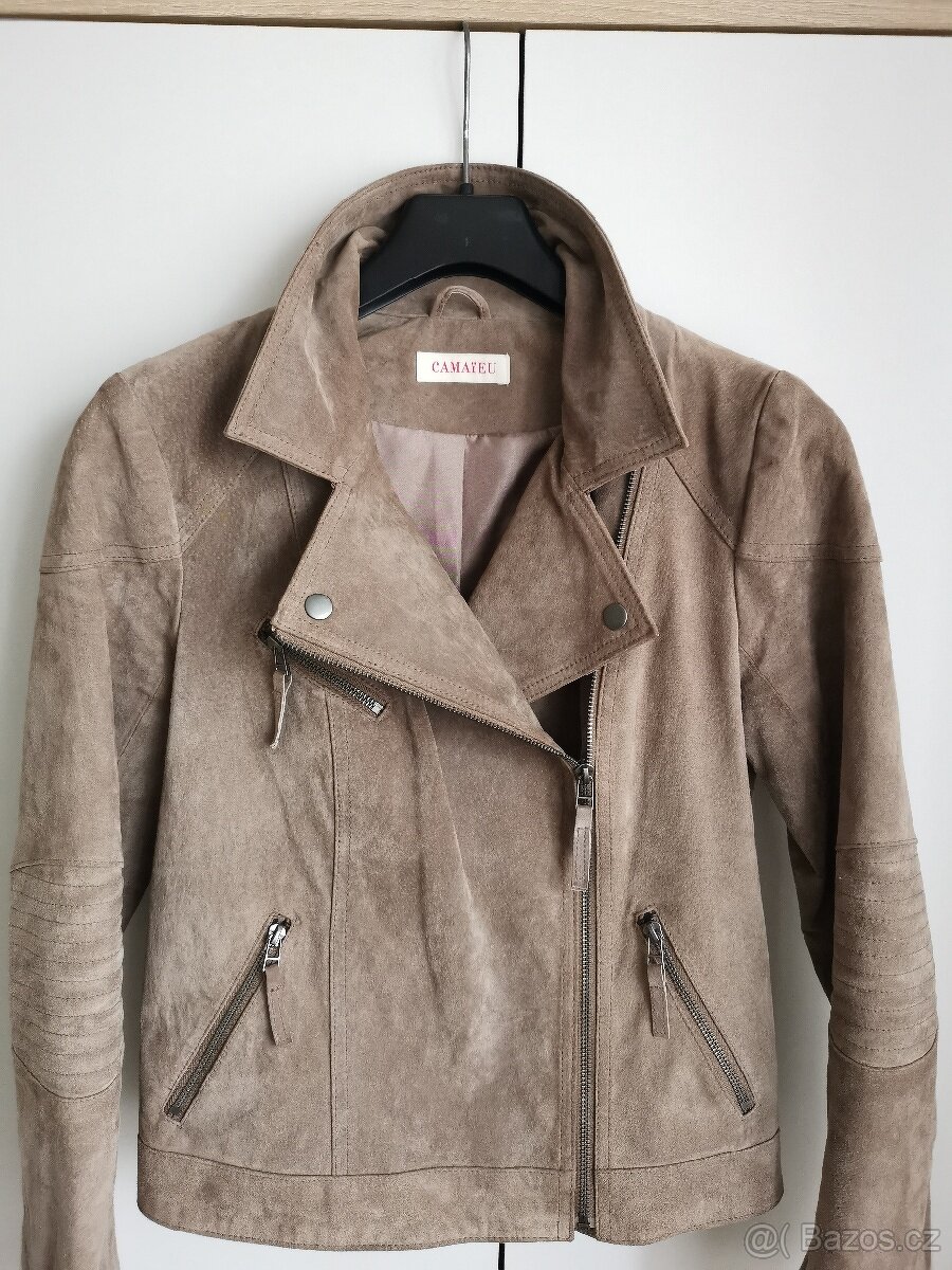 Dámská kožená bunda zn. CAMAIEU
