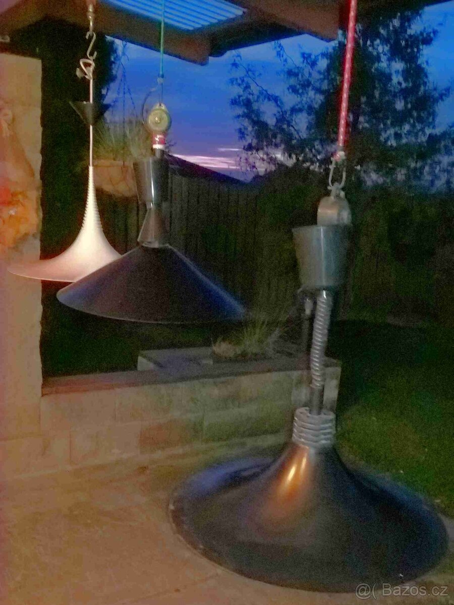 Stahovací retro lustry