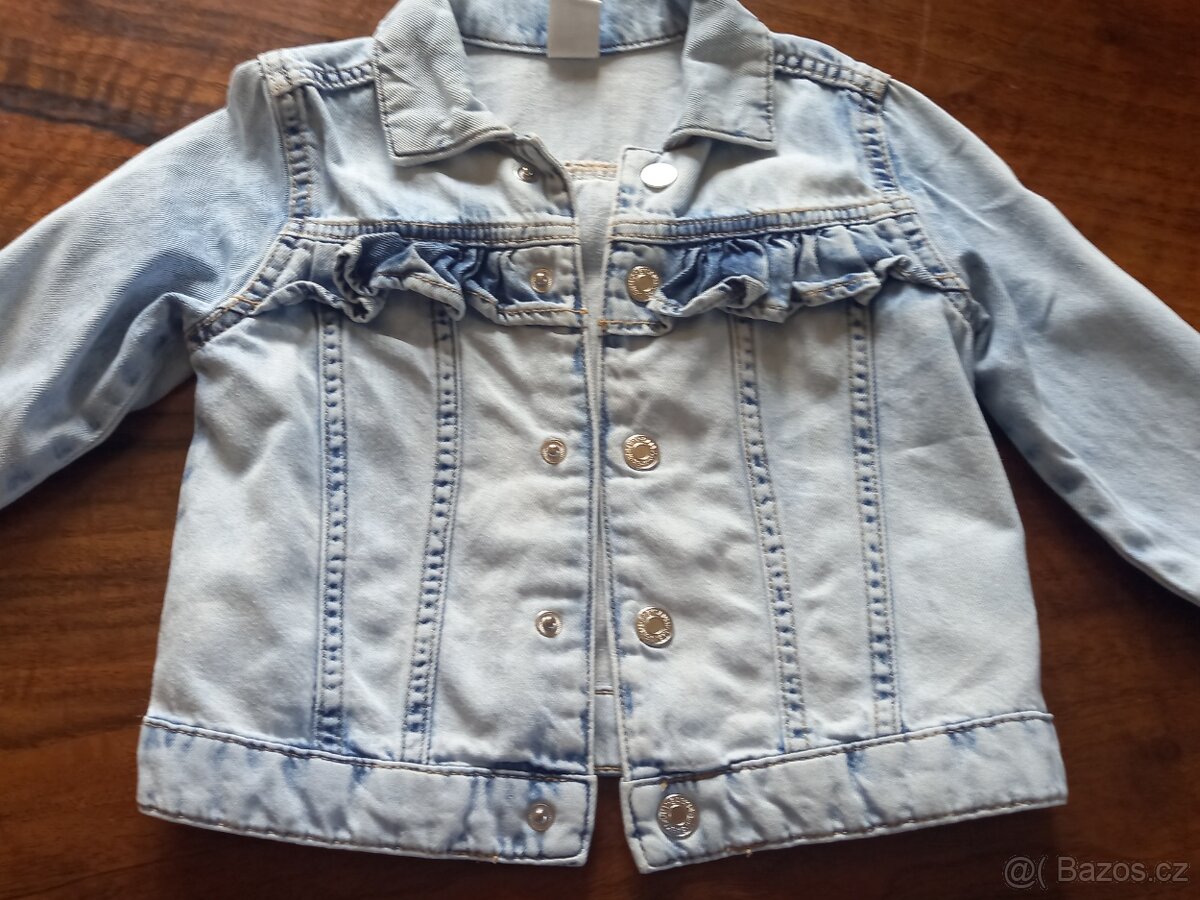 Riflová bunda H&M vel. 86