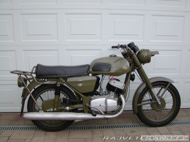 JAWA 350/634 vojenská - NEPoužitá