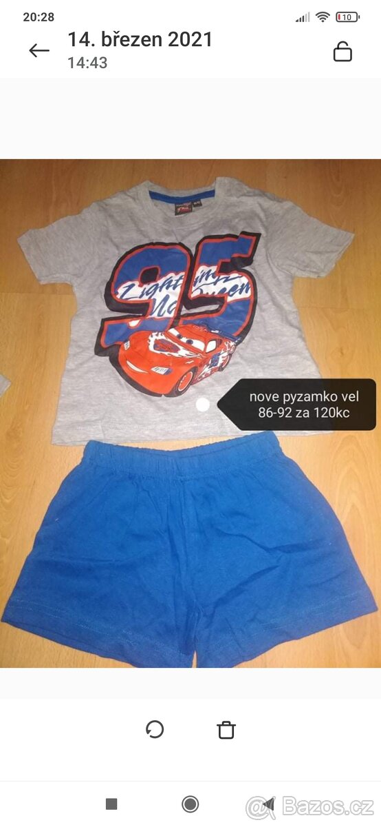 Balíček oblečení mix 86/92