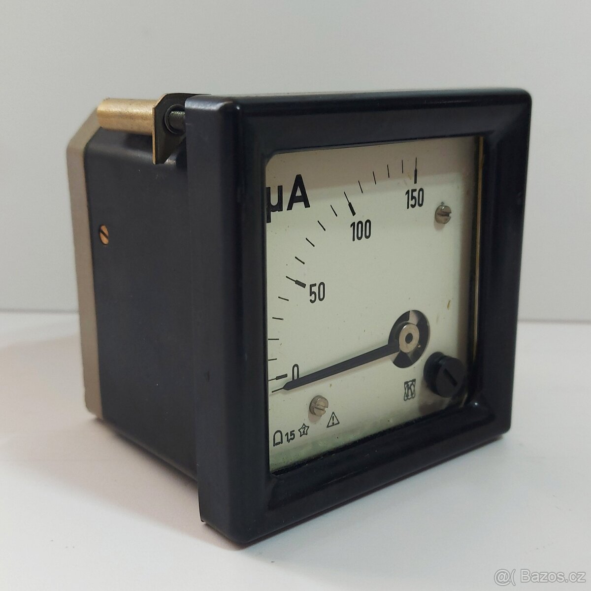 Panelové ručkové měřidlo - ampermetr, voltmetr