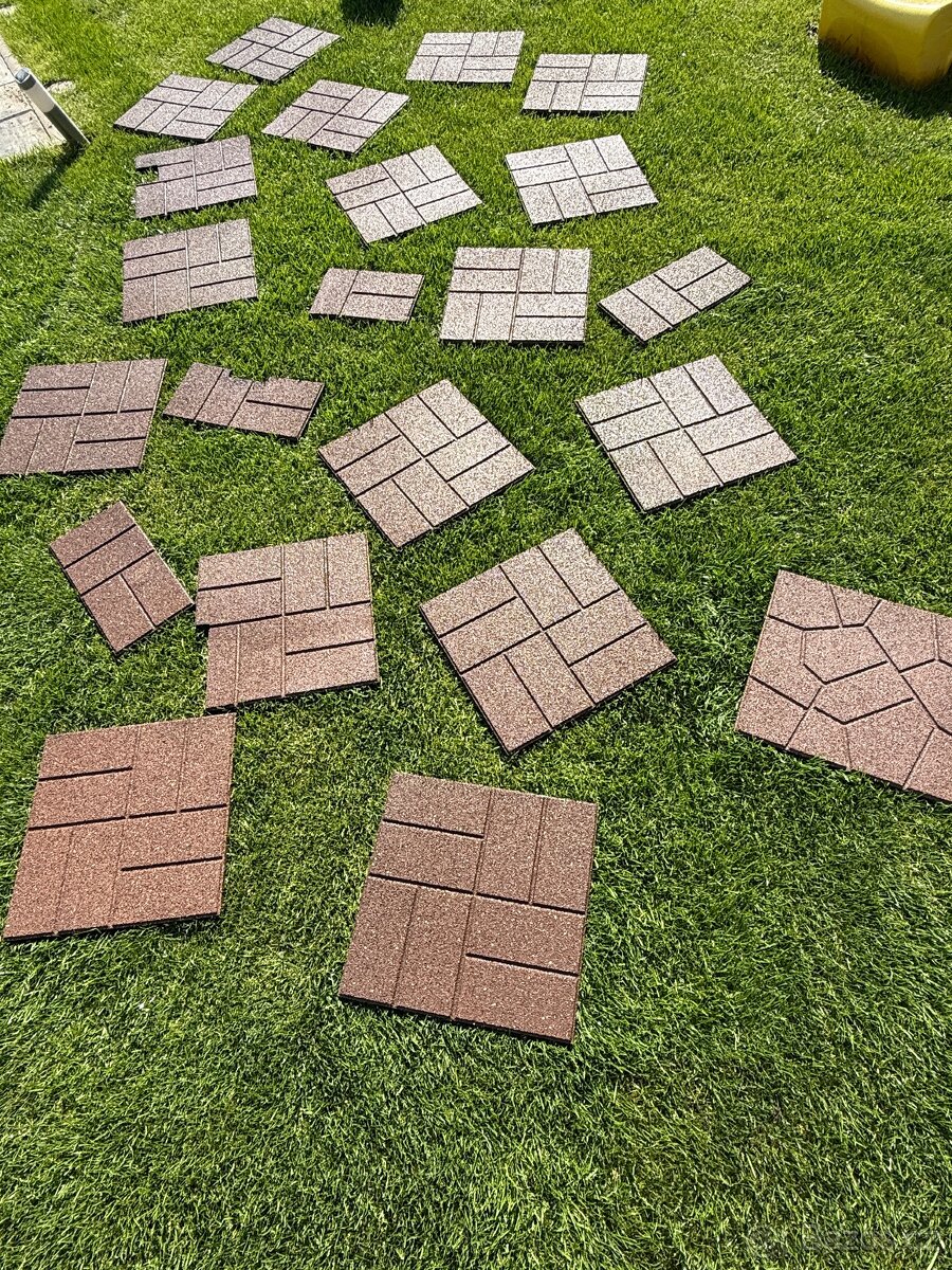 MULTY HOME dlaždice Brickface 40 × 40 cm, oboustranná, hnědá