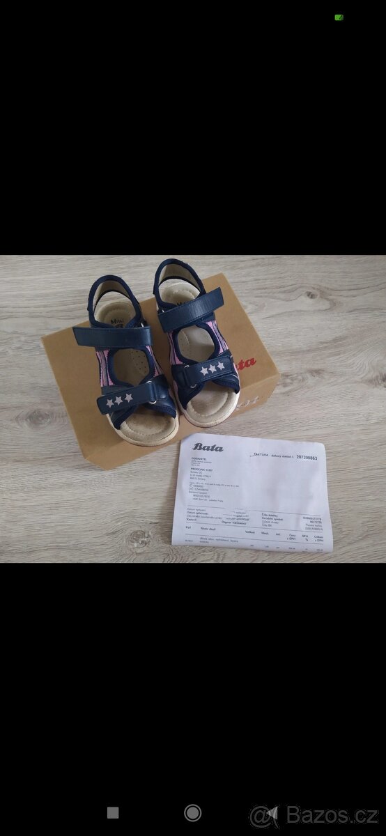 Dívčí sandále Baťa 28