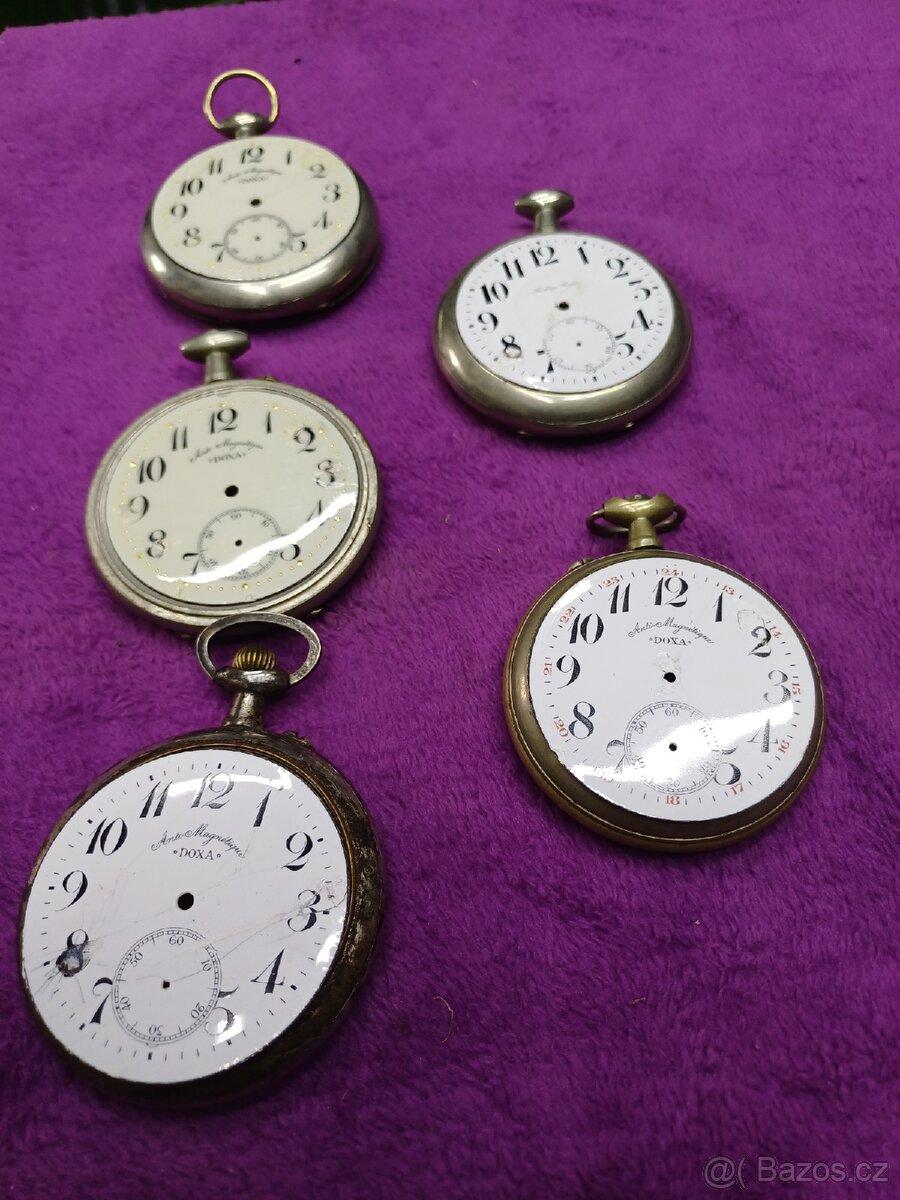 Predám starozitne púzdra a ciferníky