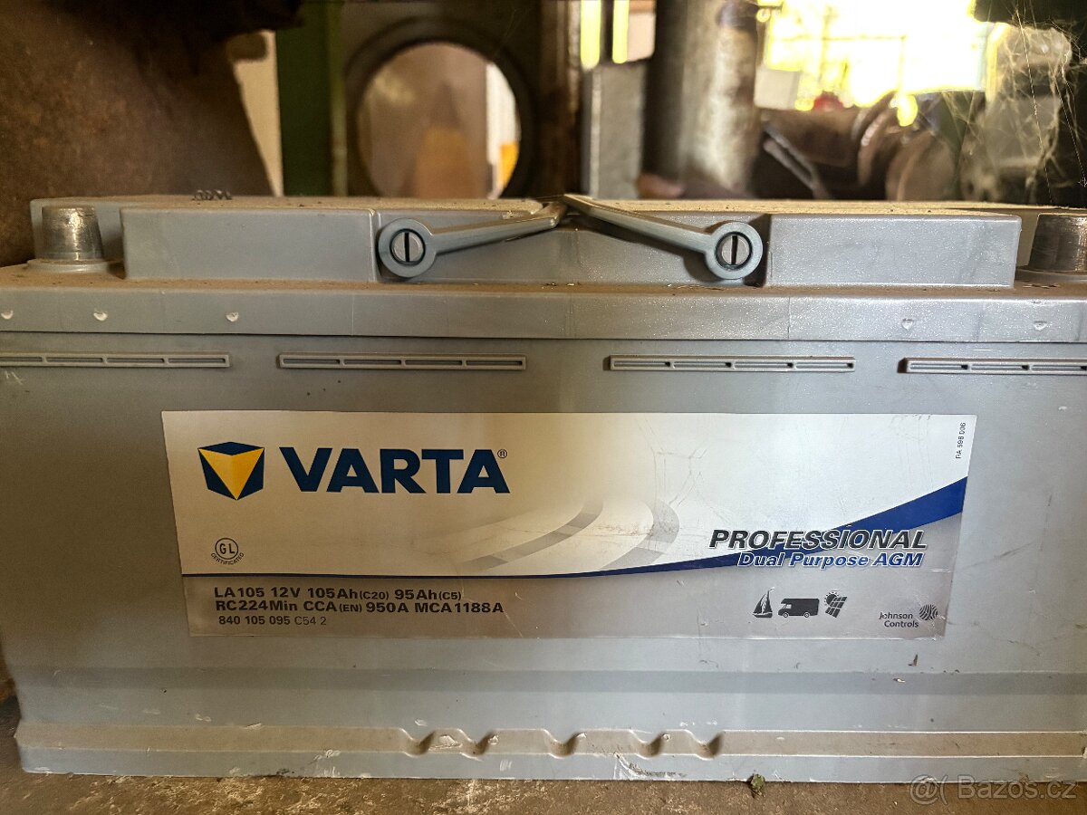 Baterie do karavanu AGM 105Ah