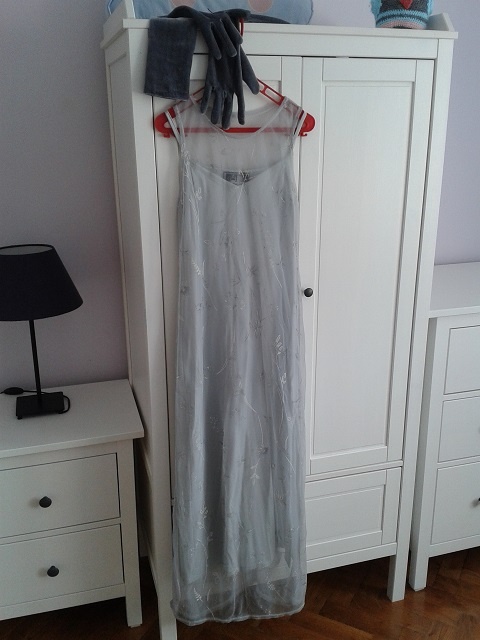 Nové dámské šaty a rukavice francouzské zn. Galilea, vel. M