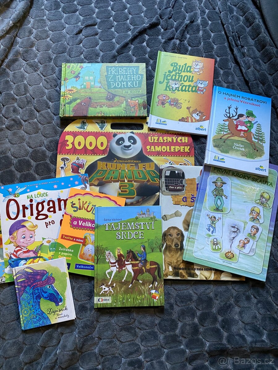 Dětské knihy a omalovánky