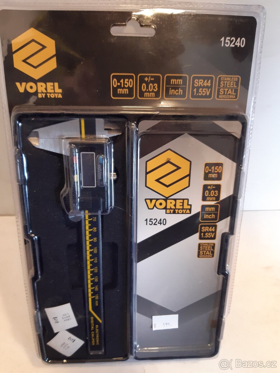 Vorel 15240 Měřítko posuvné 150 x 0,01 mm elektronické