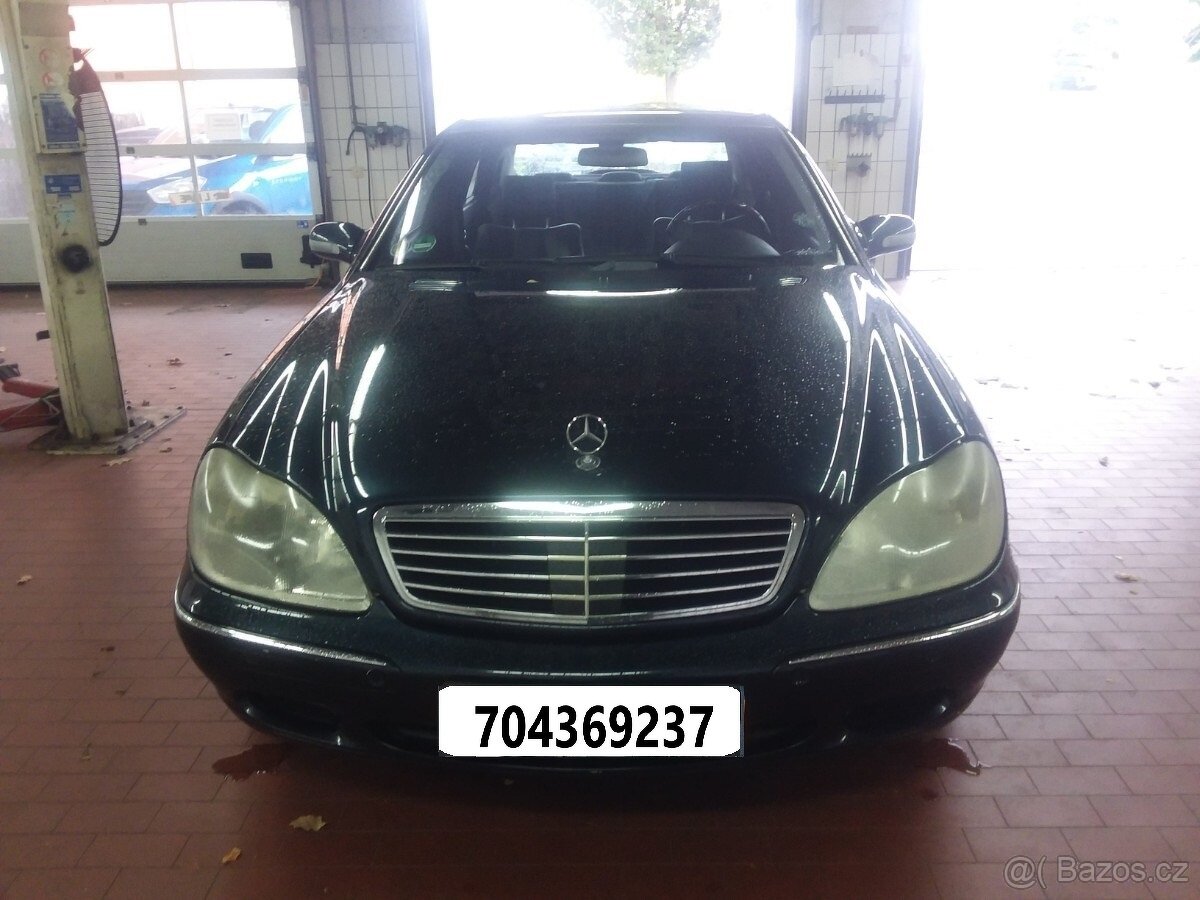 // Mercedes S 400 cdi, w220, 184kw, 2002 //DÍLY