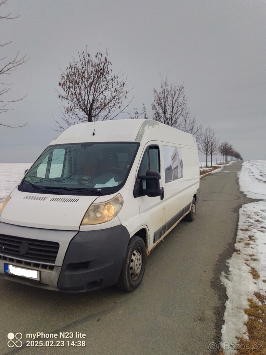 Fiat Ducato,2.3JTD,rok 2009,88kw,tažné,platná STK