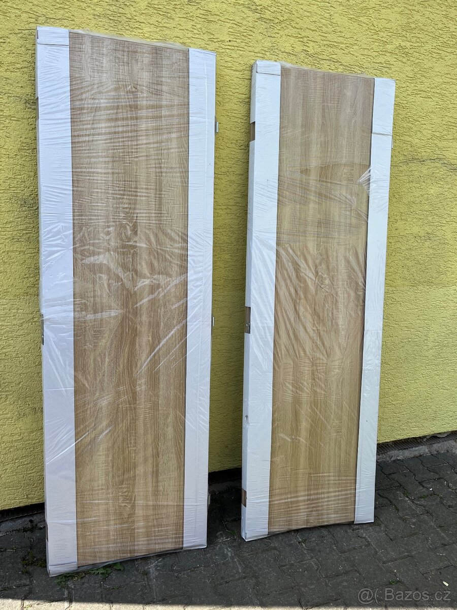 2x nové zabalené dveře 60 pravé dub sonoma