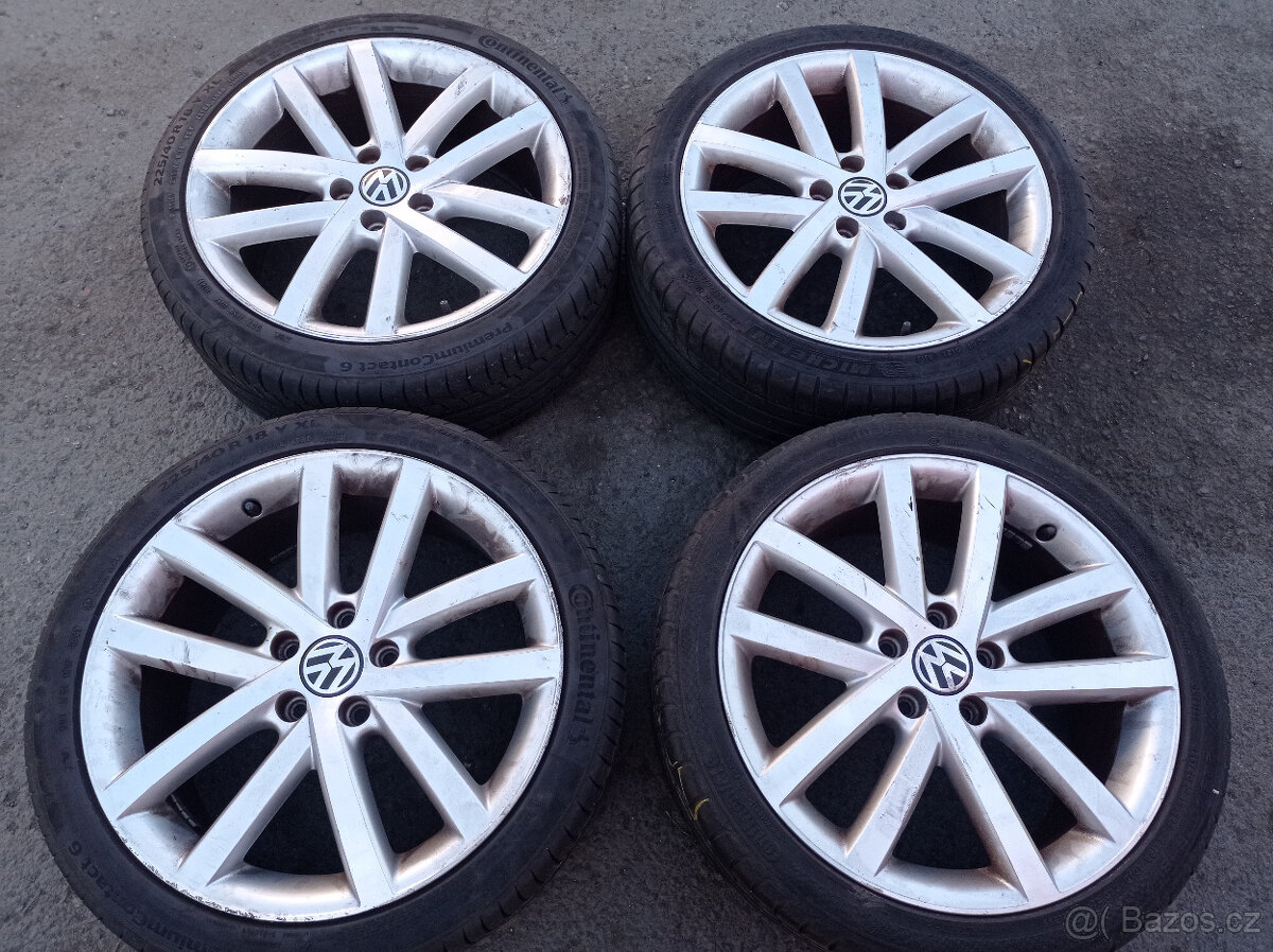 5x112 VW Golf VI Vancouver 7,5Jx18 ET51 alu disky