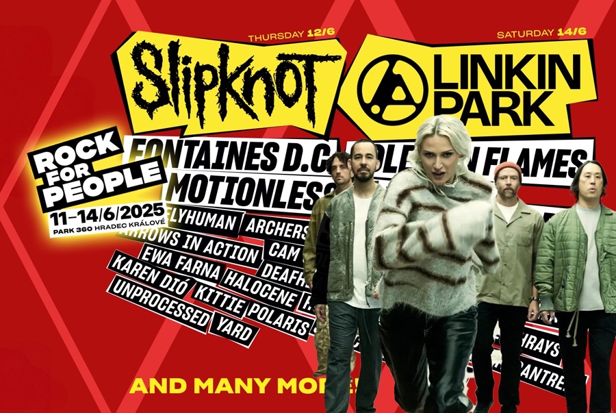 Dvě vstupenky na sobotní Linkin Park - Rock for People 2025