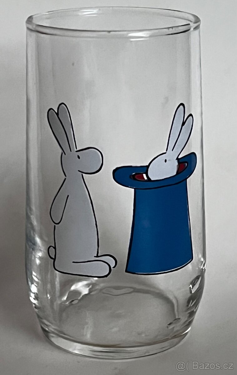Retro sklenice Bob a Bobek