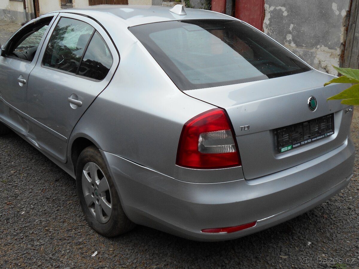 nd z škoda octavia 2 1.9tdi 77kw bls stříbrná bílá