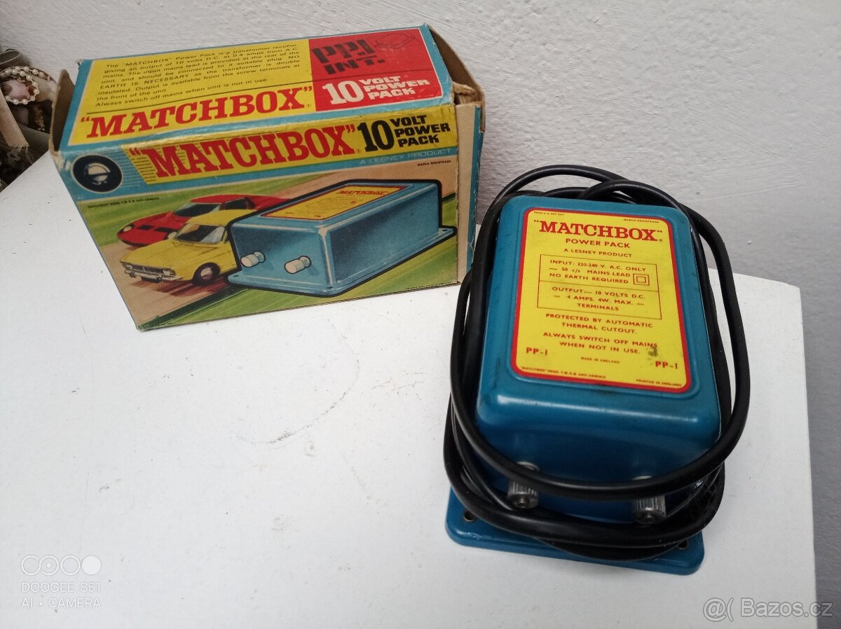 Matchbox power páčky 10 volt