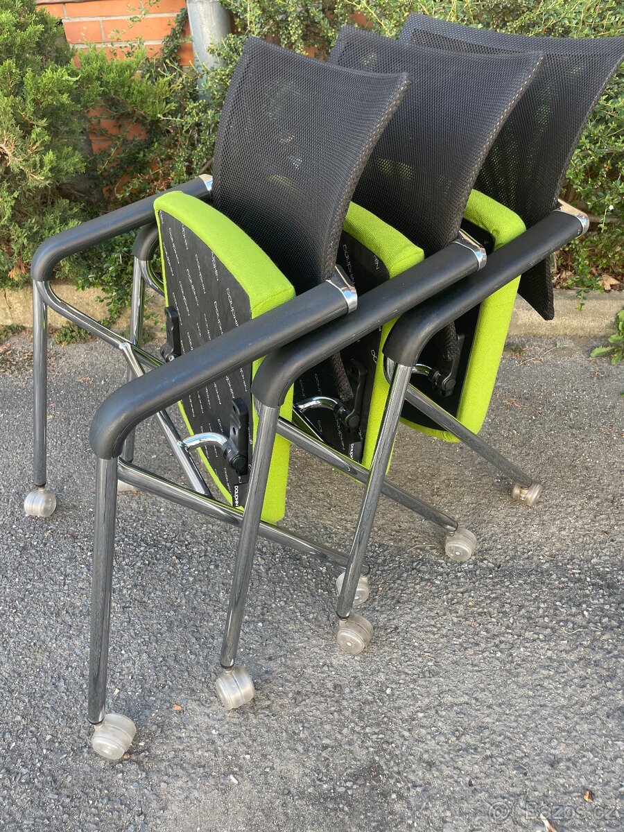 Stohovací židle na kolečkách 👈