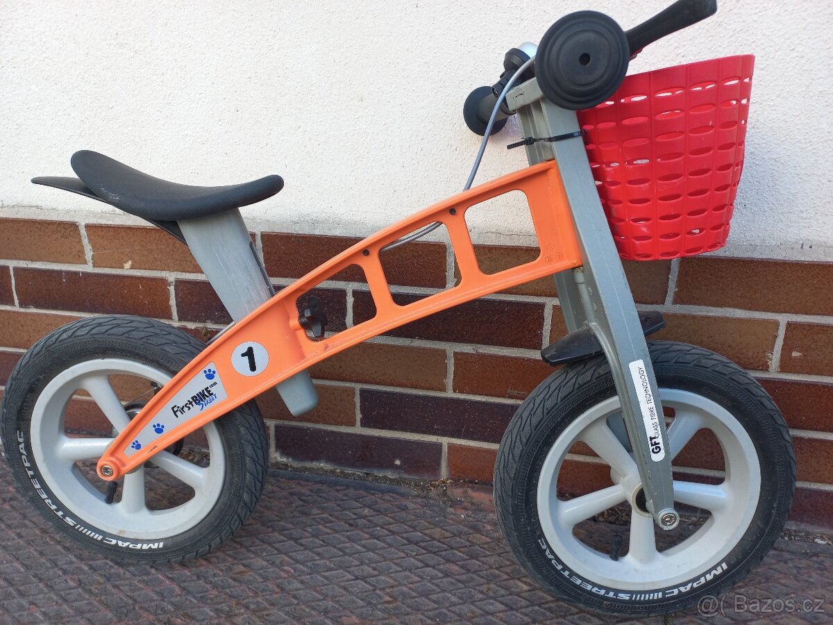 First bike, adaptéry pro snížení, košík