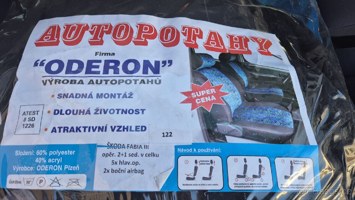 Autopotahy Fabia 3