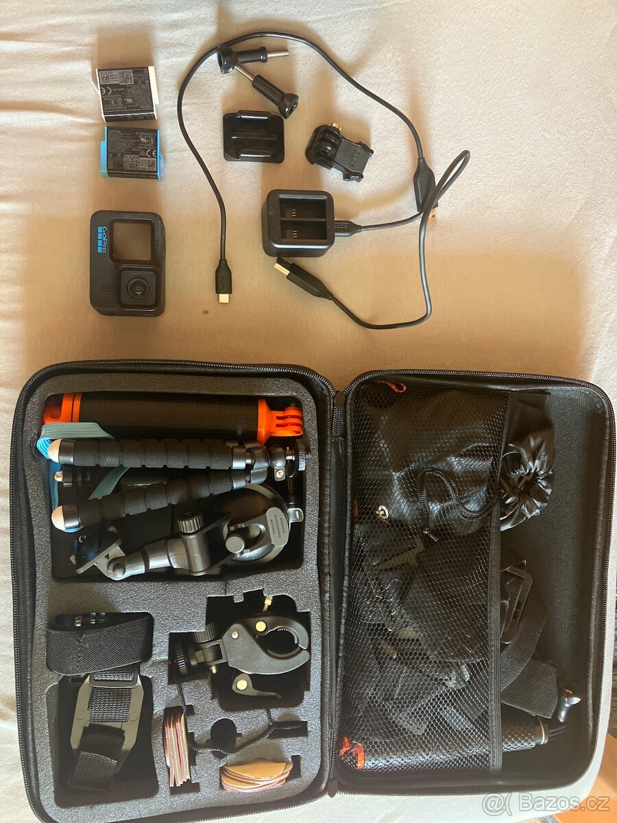 GoPro Hero 10 Black+prislusenstvi-TOP stav