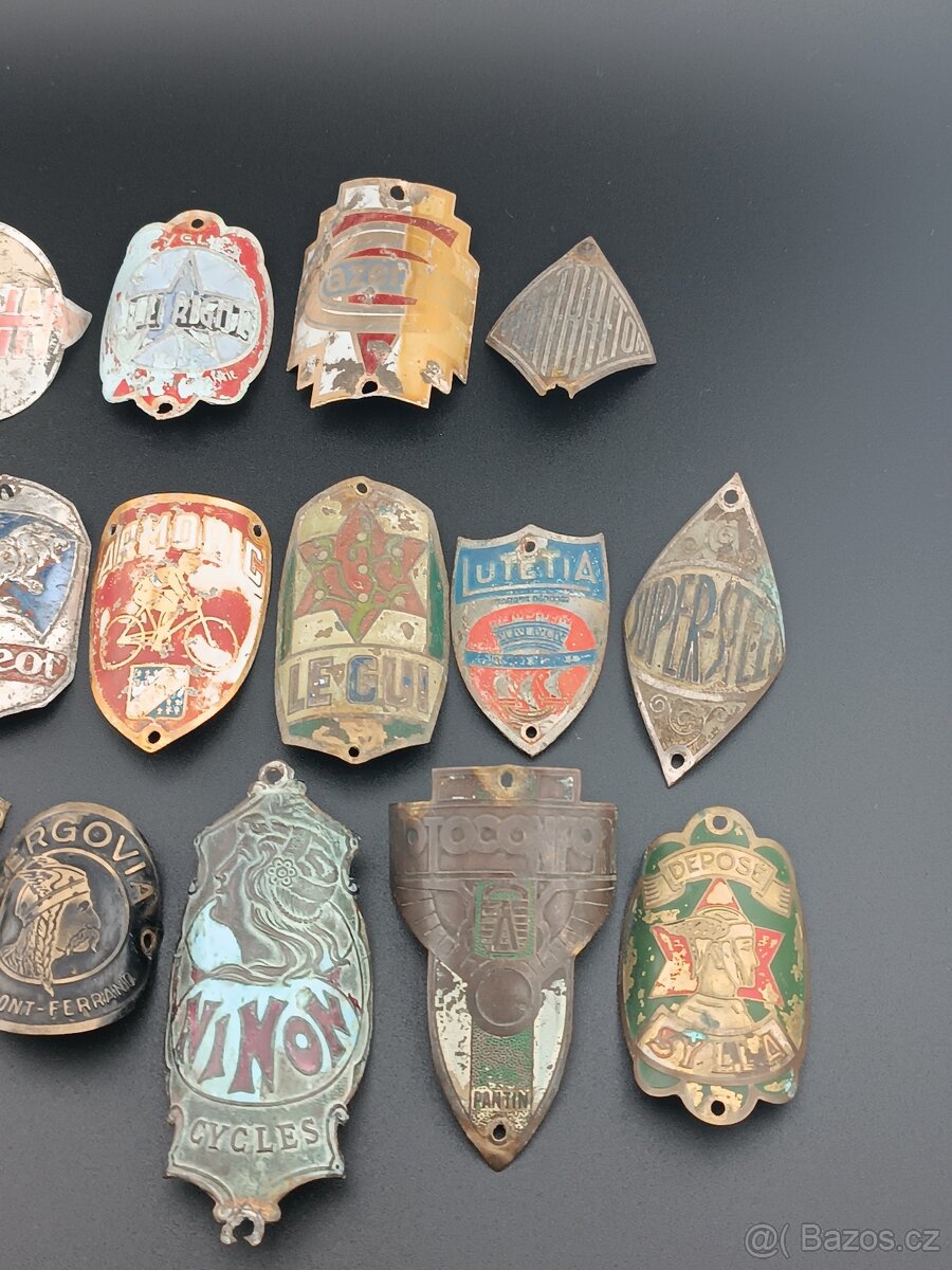 Štítky na staré kola - 21Ks