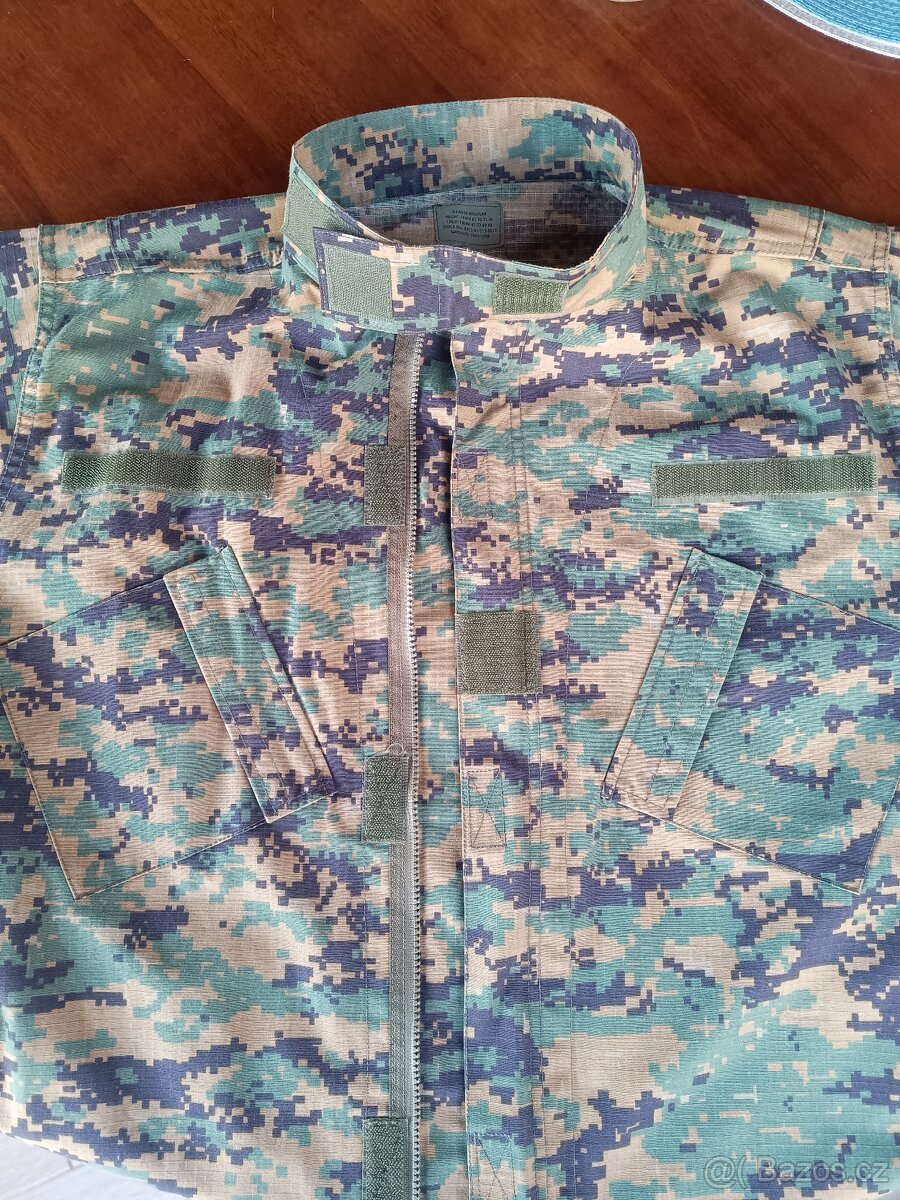 Blůza digital woodland