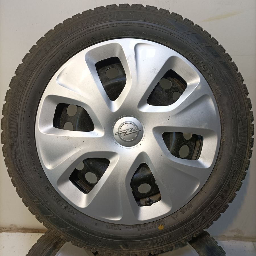 14" plechová kola – 4x100 – OPEL (CHEVROLET, DAIHATSU, ROVE