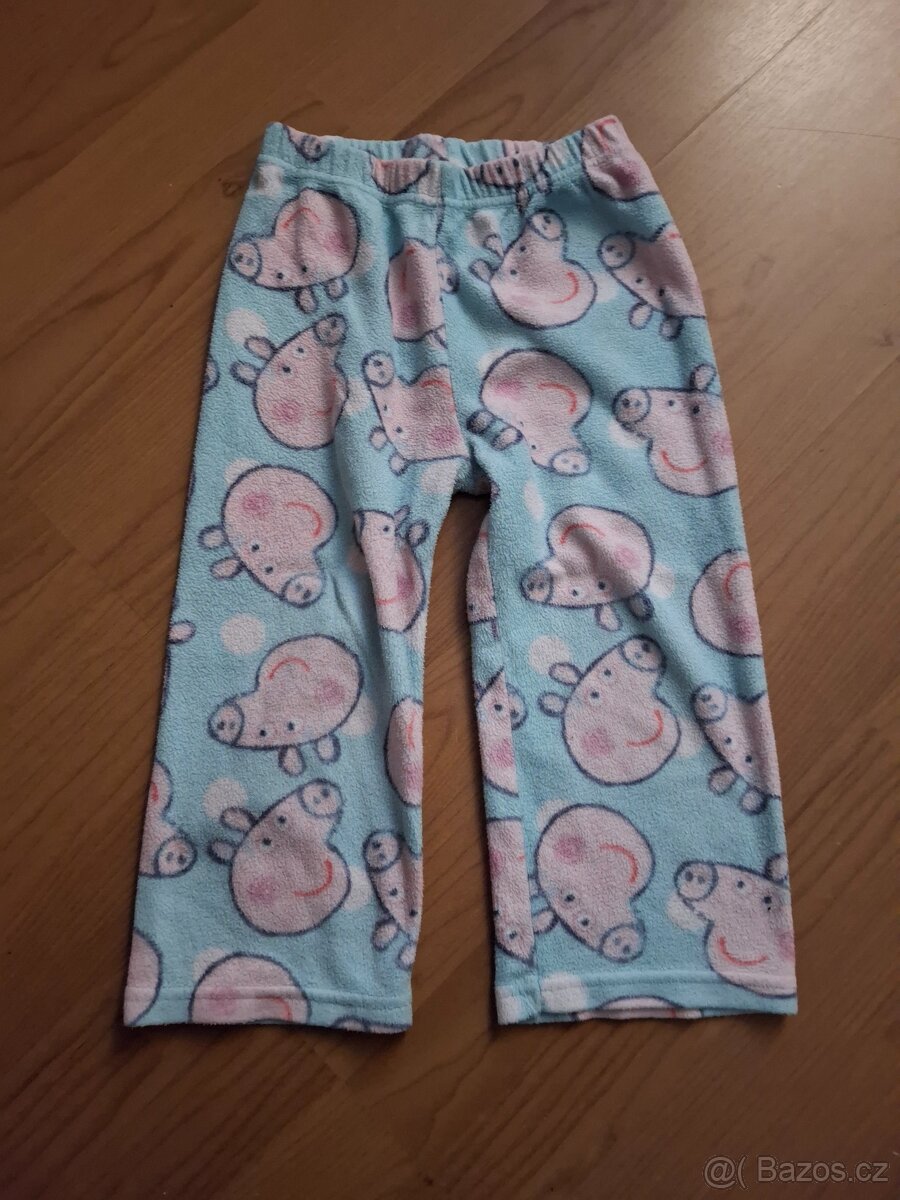 Teplé kalhoty Peppa pig 98