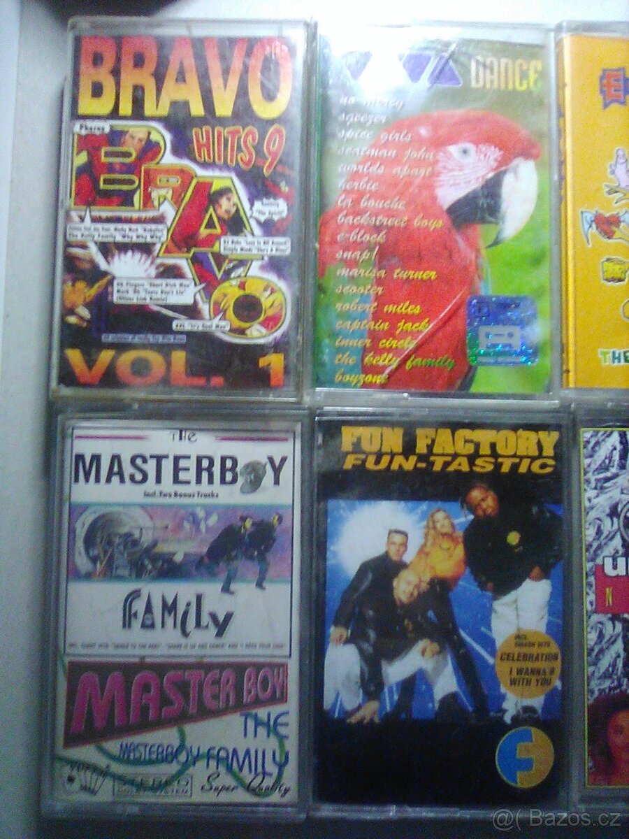 Zahraniční taneční MC kazety