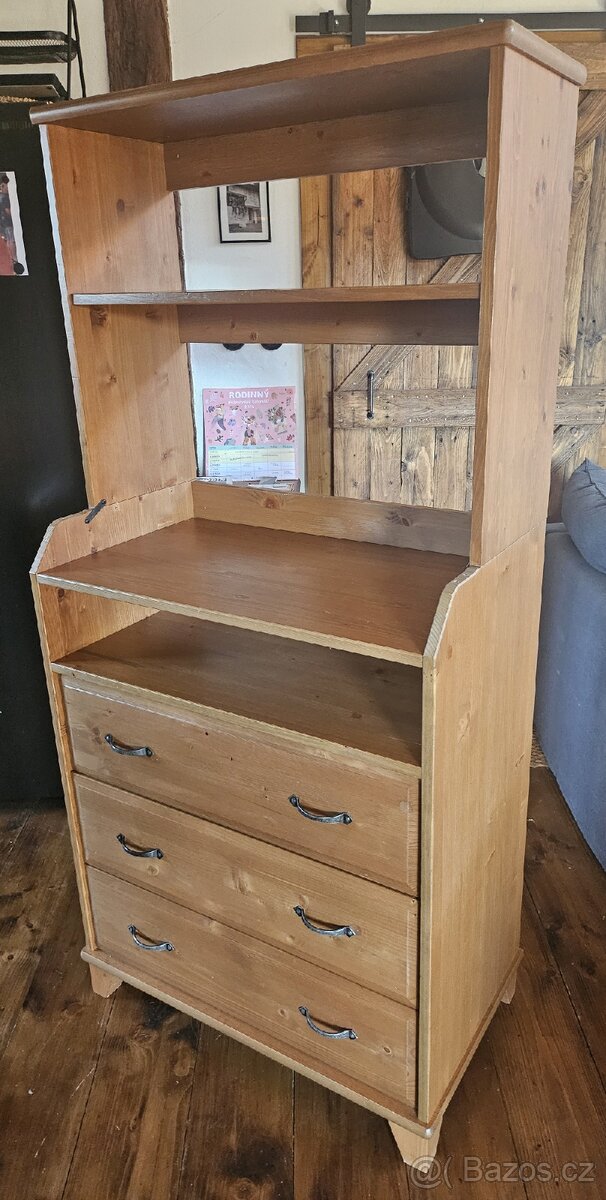 Komoda Ikea Diktad/Leksvik mořidlo antik