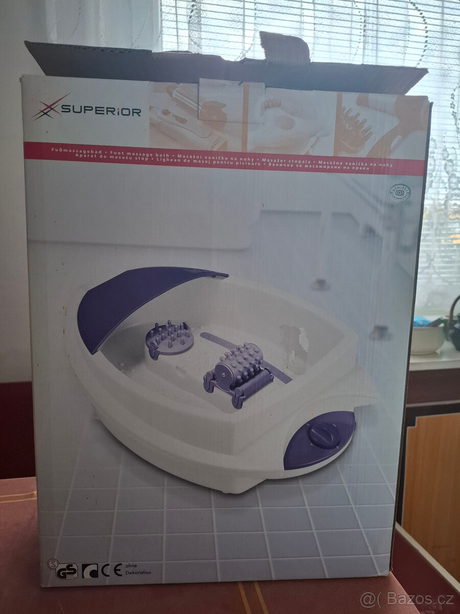 Prodám zánovní masážní vaničku na nohy