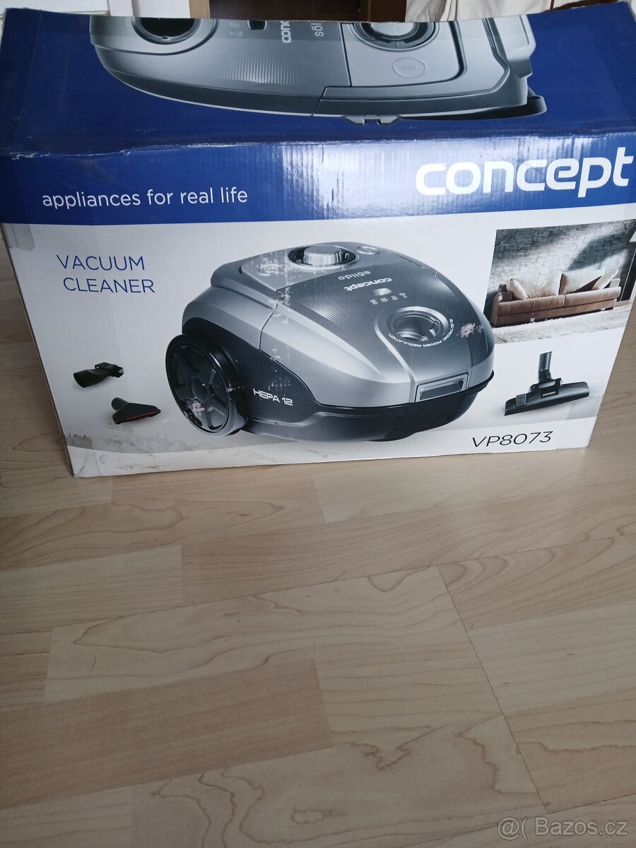 Prodám vysavač Concept VP 8072 (téměř nový, málo užívaný)